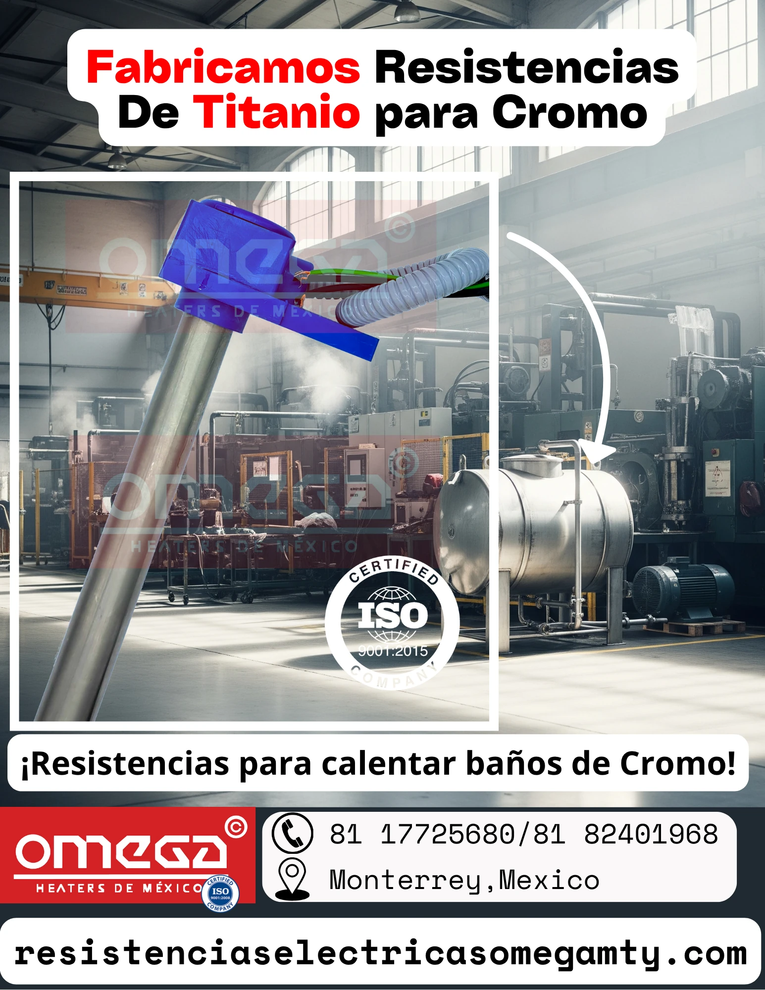 Resistencia Eléctrica Calefactora De Titanio