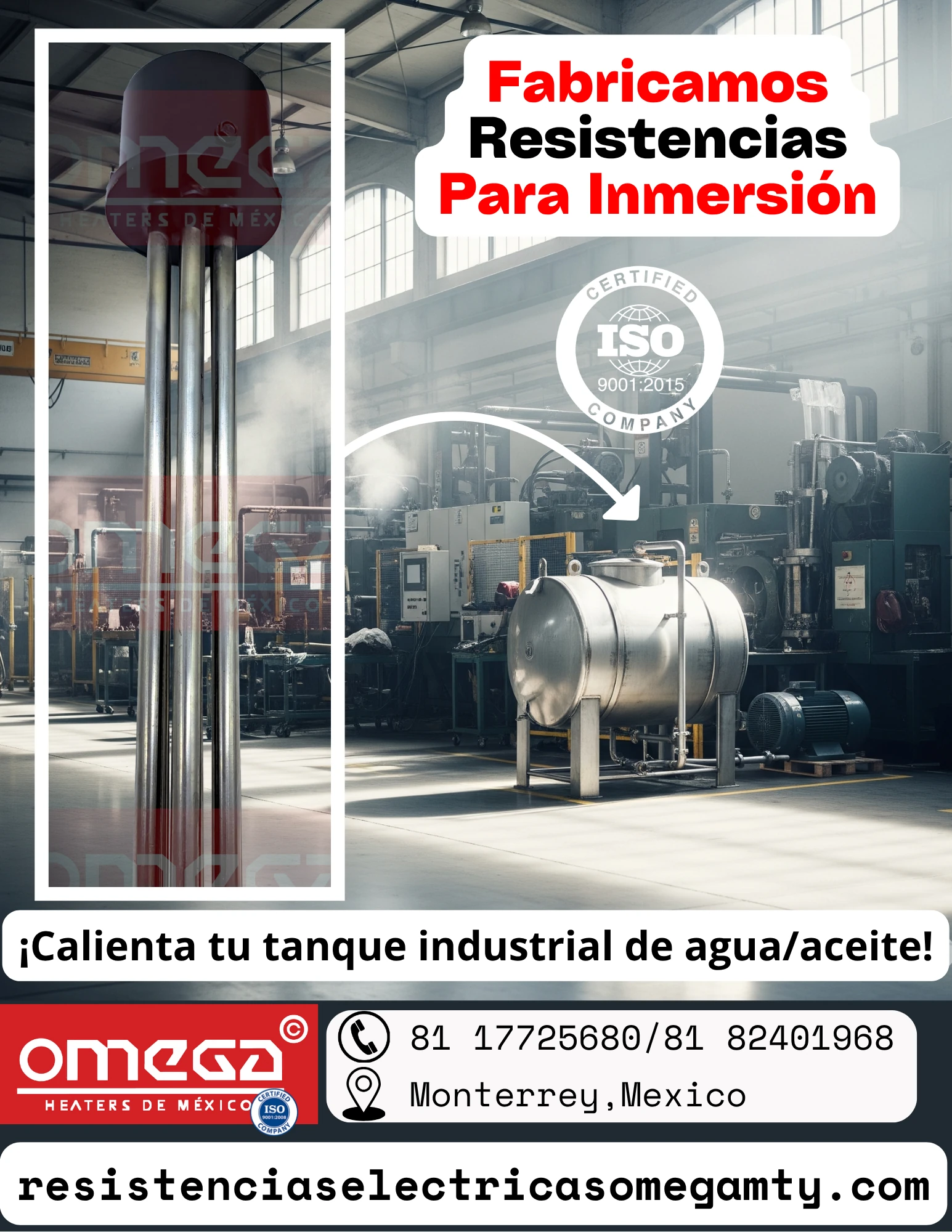 Tubular para inmersion